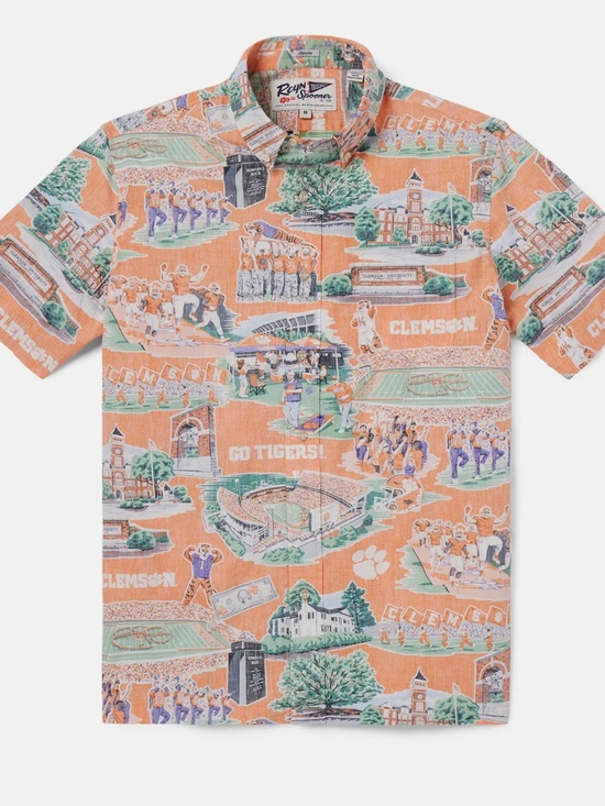 reyn spooner Other - Reyn Spooner  Clemson button up shirt tailgate fan  scenic game day XL go tigers